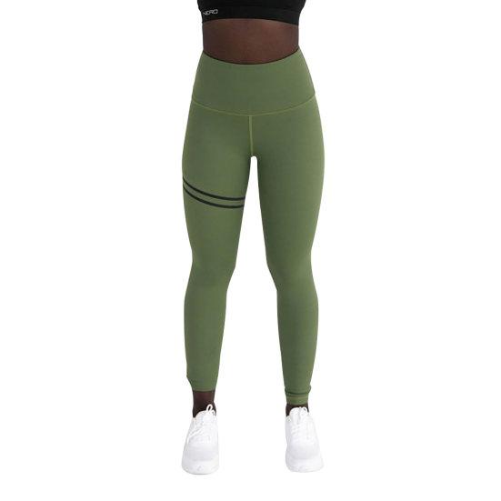 Sport Damen Einfarbige Mesh-Streifen Push-Up Leggings Schlanke Hohe Taille Yoga-Hose