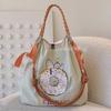 Women's Waterproof Nylon Snoopy Donut Embroidered Handbag - Crossbody & Shoulder Bag