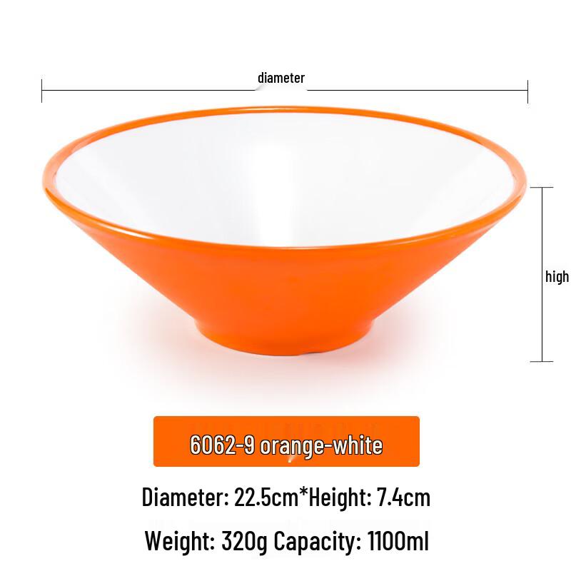 

A5 Melamine Douli Noodle Bowl
