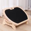 Wooden Footrest Stool Sturdy Adjustable Foot Ergonomic Sloped with NonSlip Pad