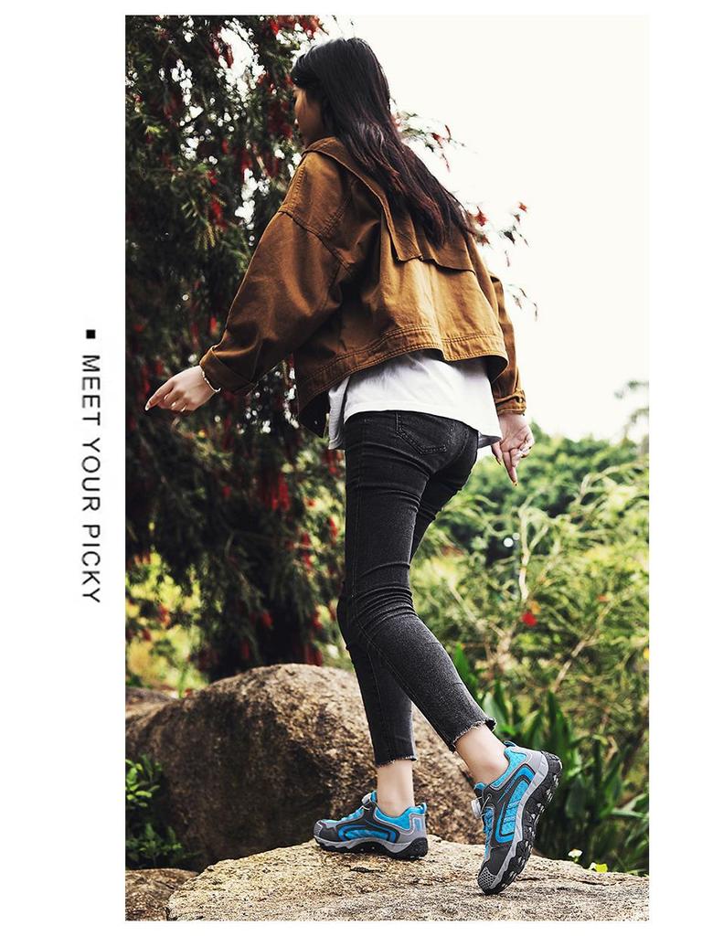 Women's Trendy Flyknit Breathable Sneakers - Comfortable Sole for Summer Hiking and Outdoor Activities