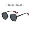 Non-polarized Vintage Metal Round Sunglasses Women for Men Shades Popular Hip Hop Outdoor Sun Glasses