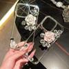 Metallic Finger Ring Holder Case For Iphone 15 14 13 12 11 Pro Max Glitter Diamond Cover For Samsung S24 S23 S22 Ultra S20 A34 A14 A34 A54 A13 A33 A53