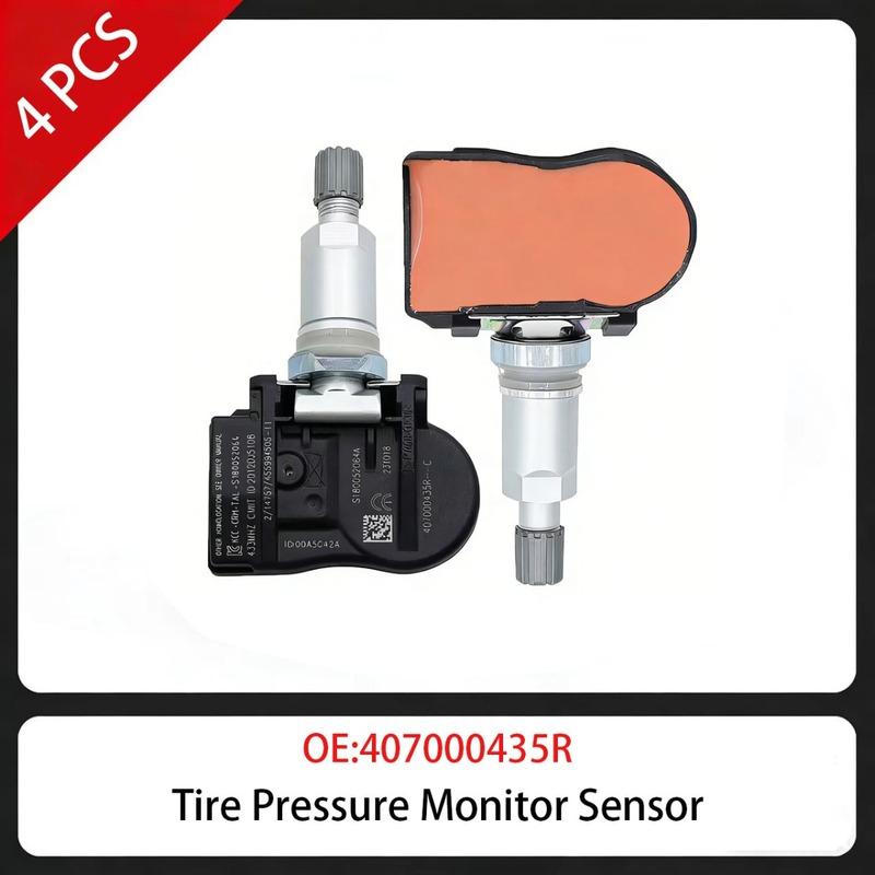 4 PCS Tire Pressure Monitor Sensor 407000435R 433MHz For Renault Fluence Laguna Latitude Megane Megane III Grandtour Scenic Zoe