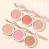 Xixi Sweet Pink Blush: Natural color payoff, brightens complexion, fine powder texture, enhances fairness, perfect for daily makeup.