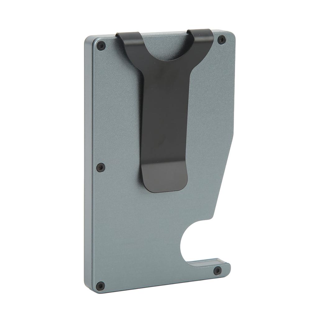 Aluminum Alloy Card Holder Antimagnetic Anti Theft Swiping Card Case Auto Popping Up Credit Card