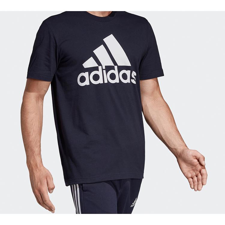 New Adidas T Shirts Men Navy Blue DT9932