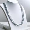 Men' Silver Chain 10mm SILVER 925 As a Gift for a Boyfriend Pancerka