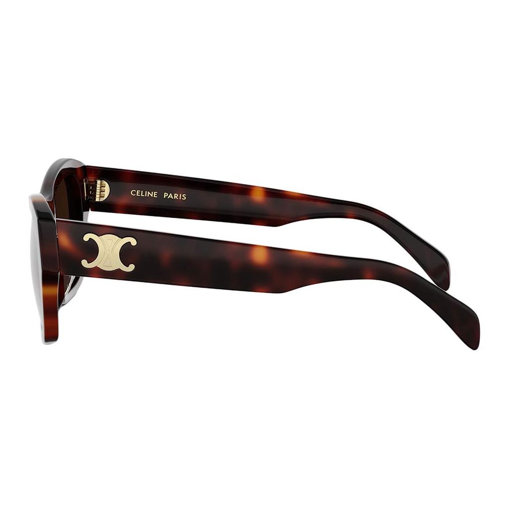 Celine Unique Design Acetate Butterfly Sunglasses Women Sunglasses Havana CL40330U52F