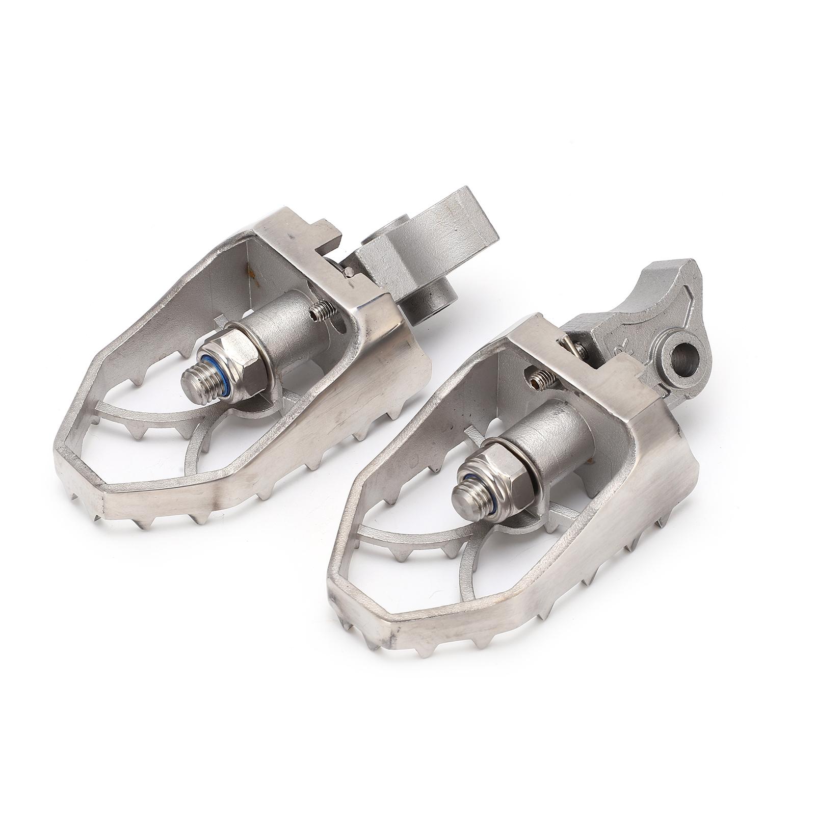 

2PCS Motorcycle Foot Peg Pedal 304 Stainless Steel Replacement for R1200GS Adventure 2014‑2019
