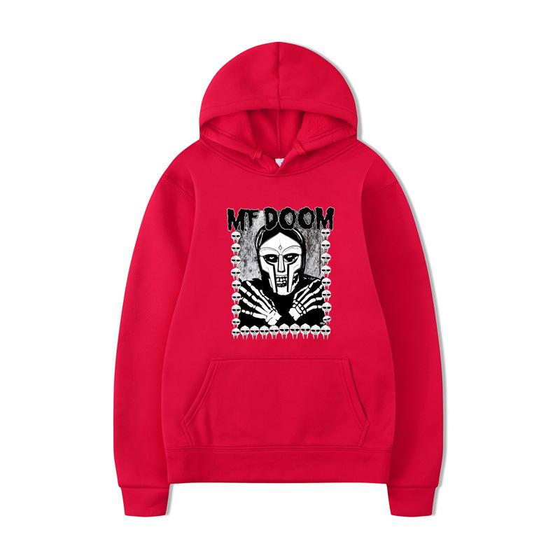 Autumn Winter MF DOOM Hoodies Men Fashion Long Sleeve Sweatshirts Women Harajuku Oversize Streetwear Pullovers Sudaderas