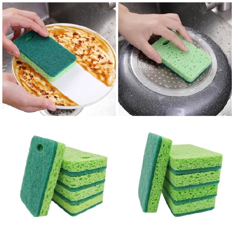 5/10Pieces Absorbent Kitchen Dish Sponge Perfect For Dishwashing And Household Cleaning Durability And Reusable Brushes