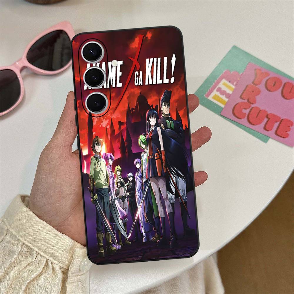 

Чехол для телефона Akame Ga KILL из японского аниме для Samsung S 24 Fe 25 Ultra Plus 20 Lite 21 30 22 23 24 22 Ultra 5G Fundas Samsung S25PLUS