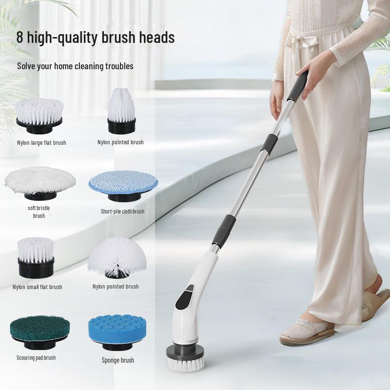 Wireless Dual-Purpose Electric Cleaning Brush for Home, Car, Kitchen, and Bathroom