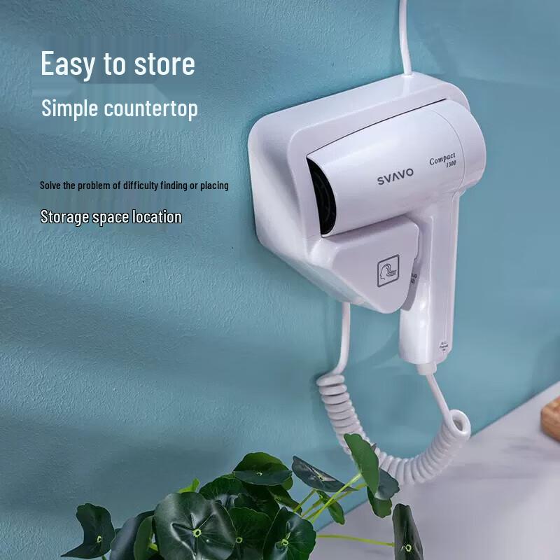 Ruiwo Wall-Mounted Bathroom Hair Dryer