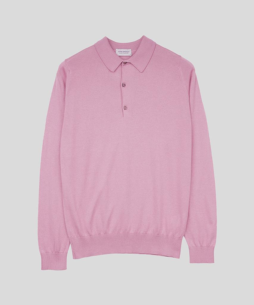Jonseumedeulli Bradwell Sea Island Cotton Long Sleeves Polo Shirt Heritage One 9 Colors (C Type)