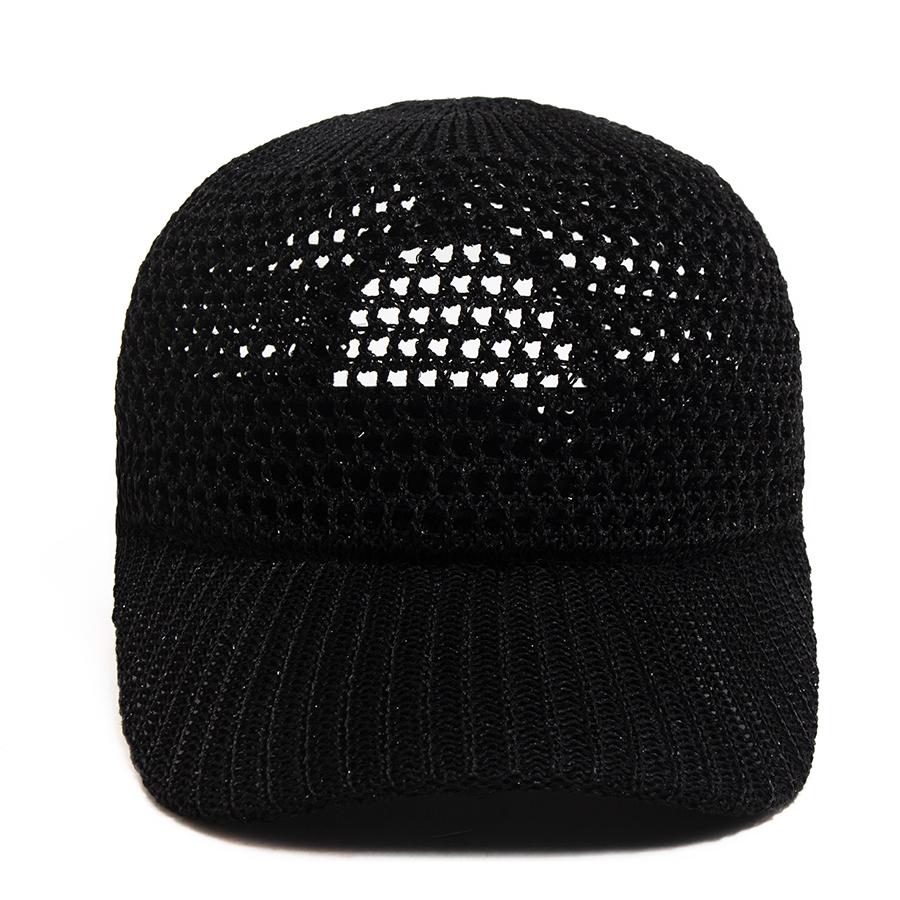 Sommer-Netz-Baseballkappe Damen Herren Häkel-Hohl-Truckerhut Schirmmütze Sonnenschnapper Snapback Weiblich Lässig Für Draußen Tägliche Nutzung Verstellbar