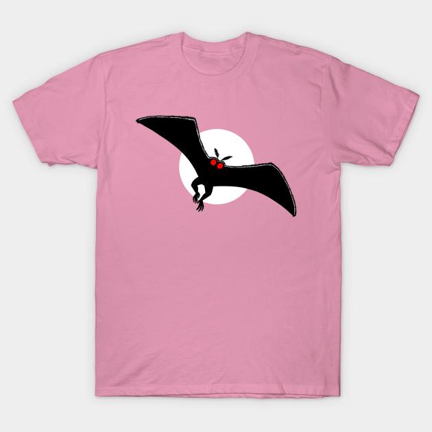 T-Shirt Damen Mondlicht Mottenmann Harajuku Print Kawaii T-Shirt Sommer Kurzarm Damen T-Shirt Top Tee