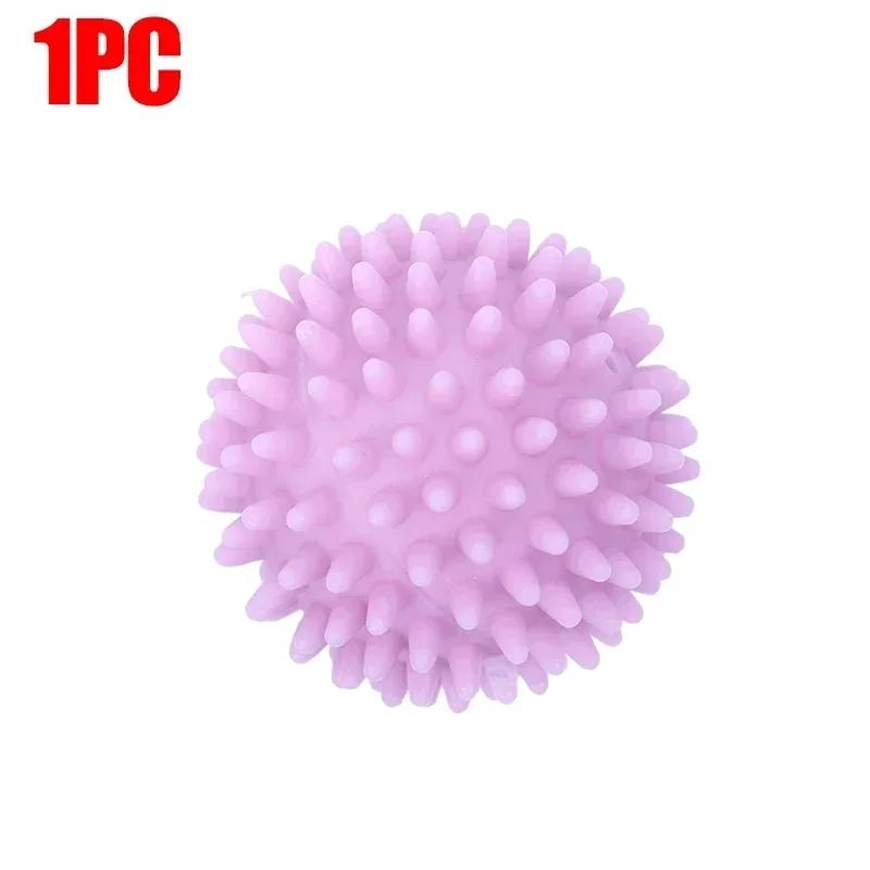 

Reusable Laundry Balls 6/1Pcs - Anti-Winding Dryer & Washing Machine Balls - Household Cleaning Tools for Tangle-Free Laundry purple 1pc