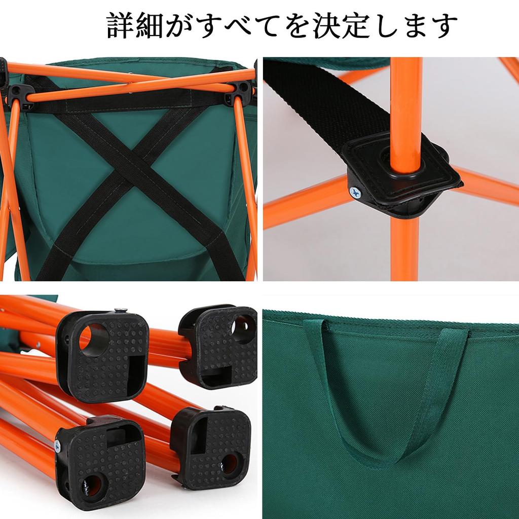 Outdoor Load Capacity 600D Oxford Camping In 1 Convergence Includes Convenient To Comes with Storage Mountain Barbecue Chair, Foldable, 120kg,