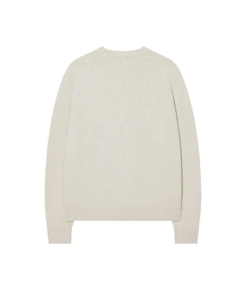 COVERNAT Hairy Raglan Knit Ivory