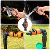 Garden Hose Quick Connector Adapters with Shut-Off Valve Quick Joint Garden Sprays Sprinklers for Faucets Spray Guns Watering