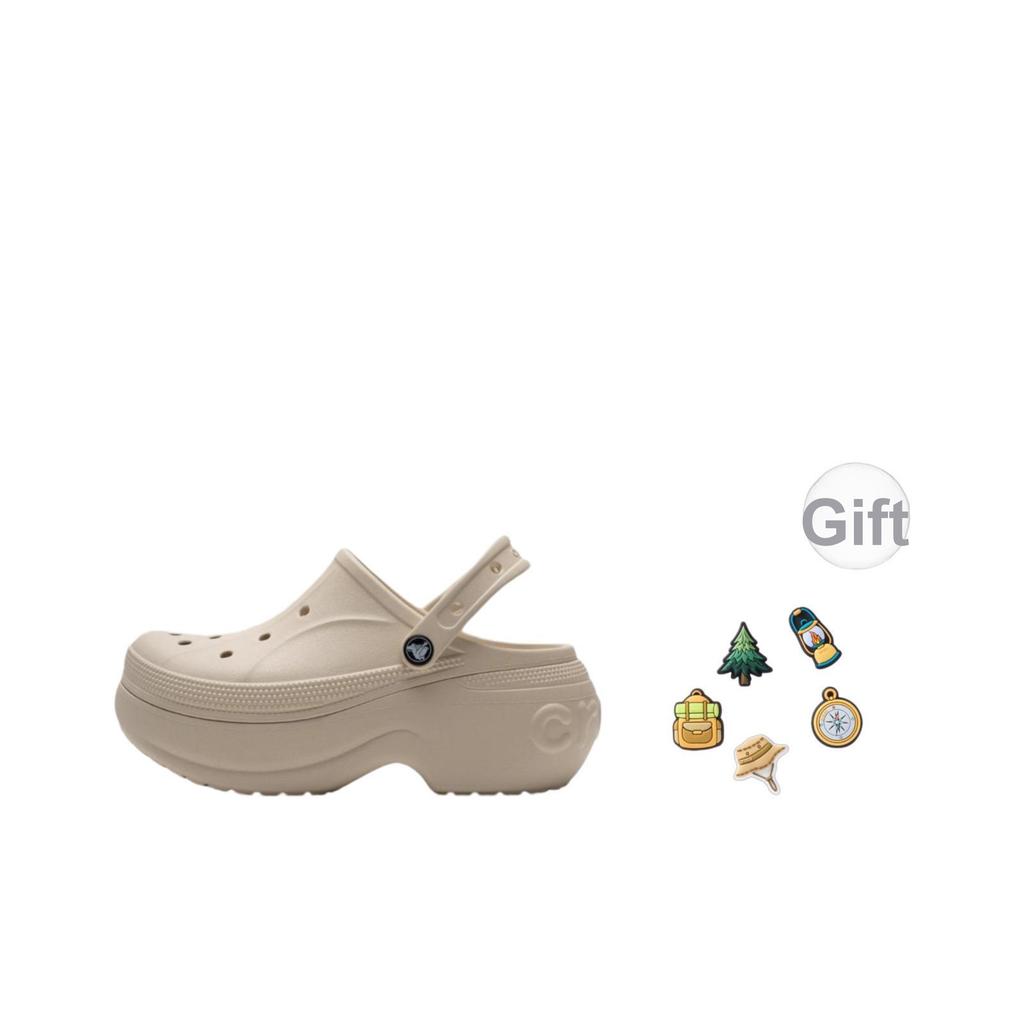 Crocs Ciabatte semplici a punta tonda antiscivolo a punta chiusa da uomo beige 210062-11S