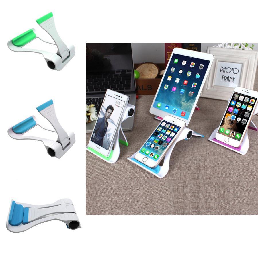 Portable Foldable Mobile Phone Holder Car Mount Cell Tablet Antislip Ipad Desktop Holder Stand