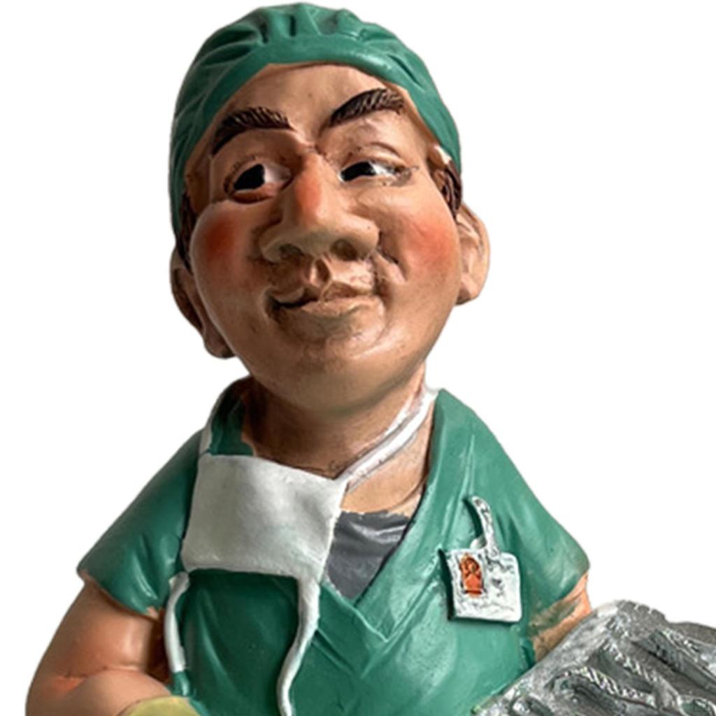 Lidská řemesla Ornament Pryskyřice Socha Dárek k narozeninám Moderní sběratelská figurka domácího dělníka