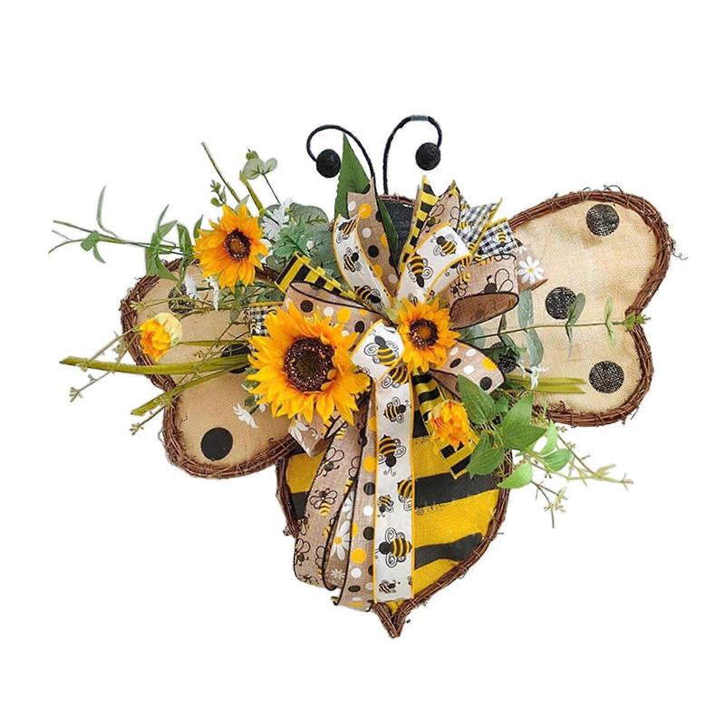 Bee Wreath Spring Wreath for