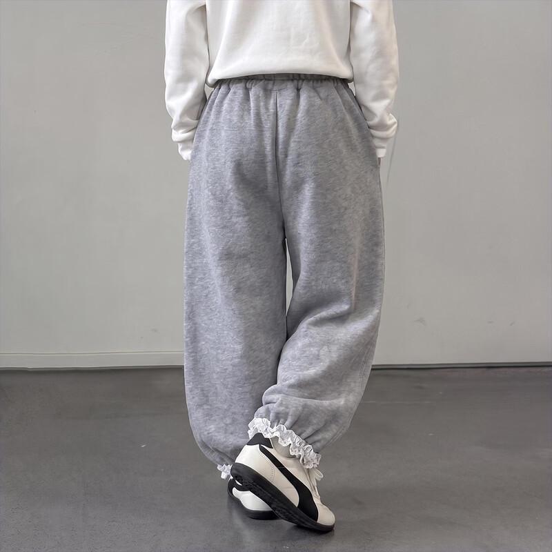 Hello Kitty Girls' Wide-Leg Casual Fall Trousers