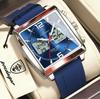 POEDAGAR Fashion Original Man Watch Electronic LED Alarm Chronograph Quartz Men's Watches Week Date Dual Time Military Men Clock