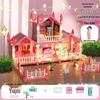 Children's Princess Castle Playhouse Assembly Toy Set Educational Building Blocks