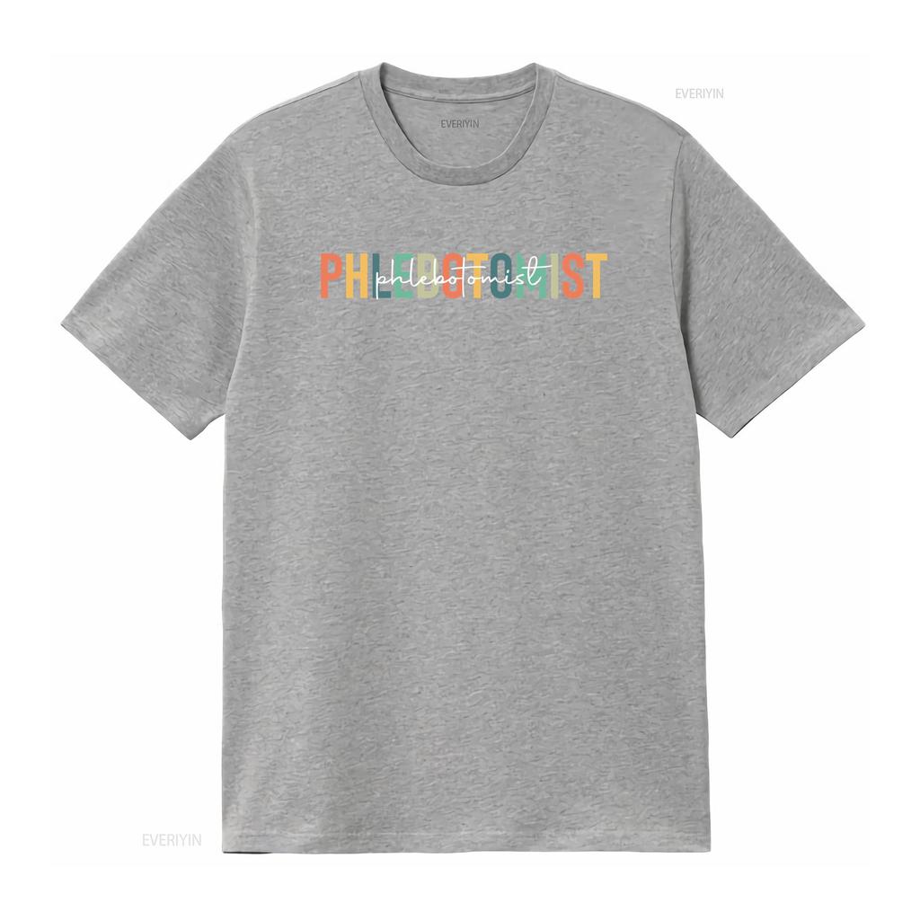 Phlebotomist T Shirt Phlebotomy Life Cute Practitioner vintage Washed fashion Breathable Stylish homme streetwear Unisex Casual