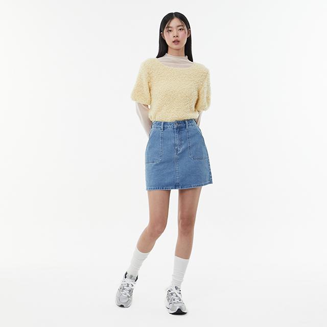 Rap Pocket Point Mini Denim Skirt Aq1Ds260