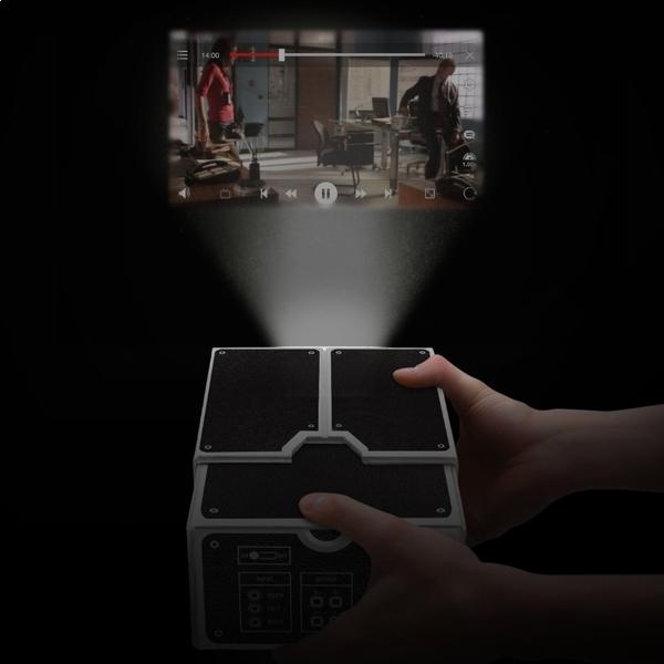 Smarttelefonprojektor Lens x8 forstørrelsesvideo