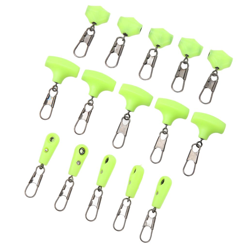 Fishing Line Sinker Slides Fishing Float Connector Green Low Resistance Float Connector Lure Line A