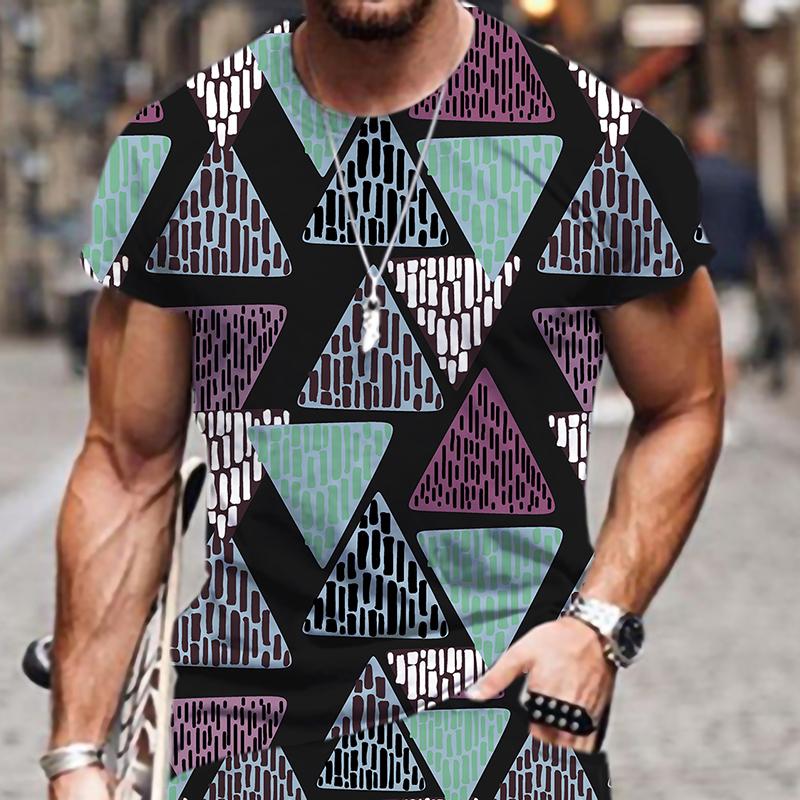 

Летняя футболка большого размера из африканской этнической ткани в примитивном этническом стиле с 3D принтом для мужчин, уличная одежда в стиле хип-хоп, трендовые футболки большого размера