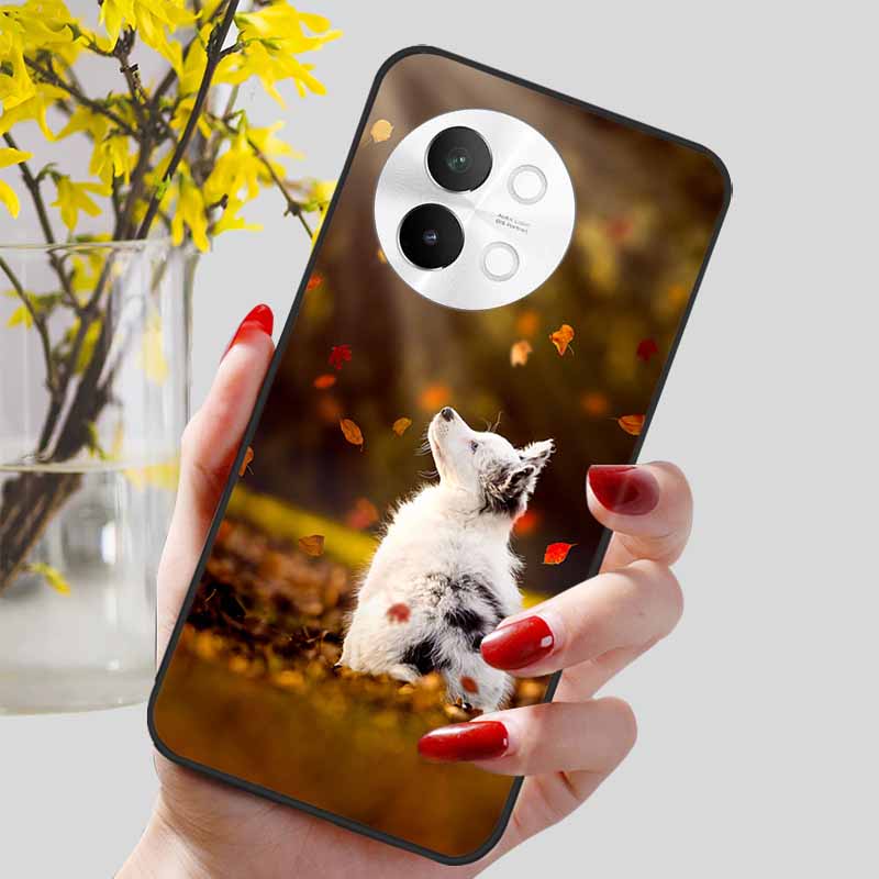 For Vivo V40 Lite 5G Case Fashion Soft Silicone Lovely Phone Cover for Vivo V 40 Lite V40Lite 5G Protect Back Cover TPU Coques