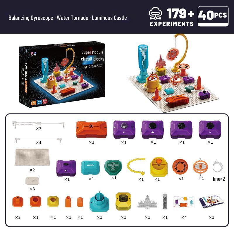 Electronic Circuit Building Kit for Kids: Science Experiment Set for Creative Learning
