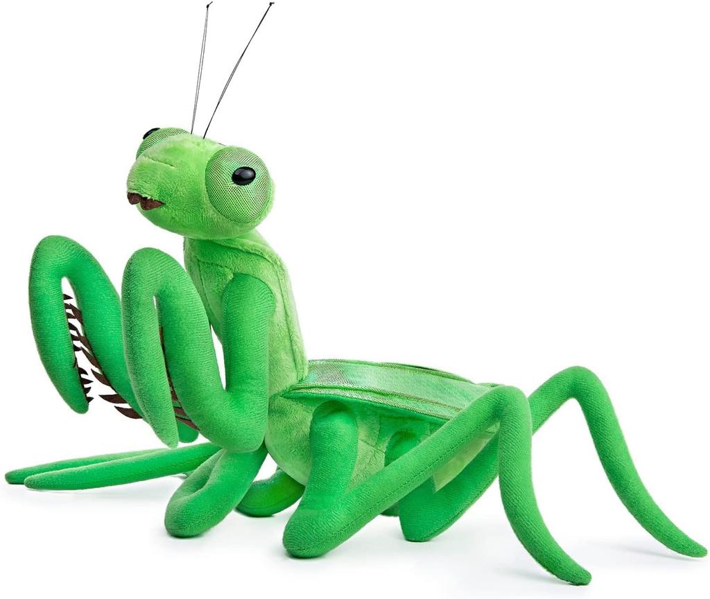 Lilizzhoumax Praying Mantis Plush Toy, Super Soft, Realistic Praying Mantis Plush Toy, Cute and Fun, Party, Home Decoration, Children's Birthday