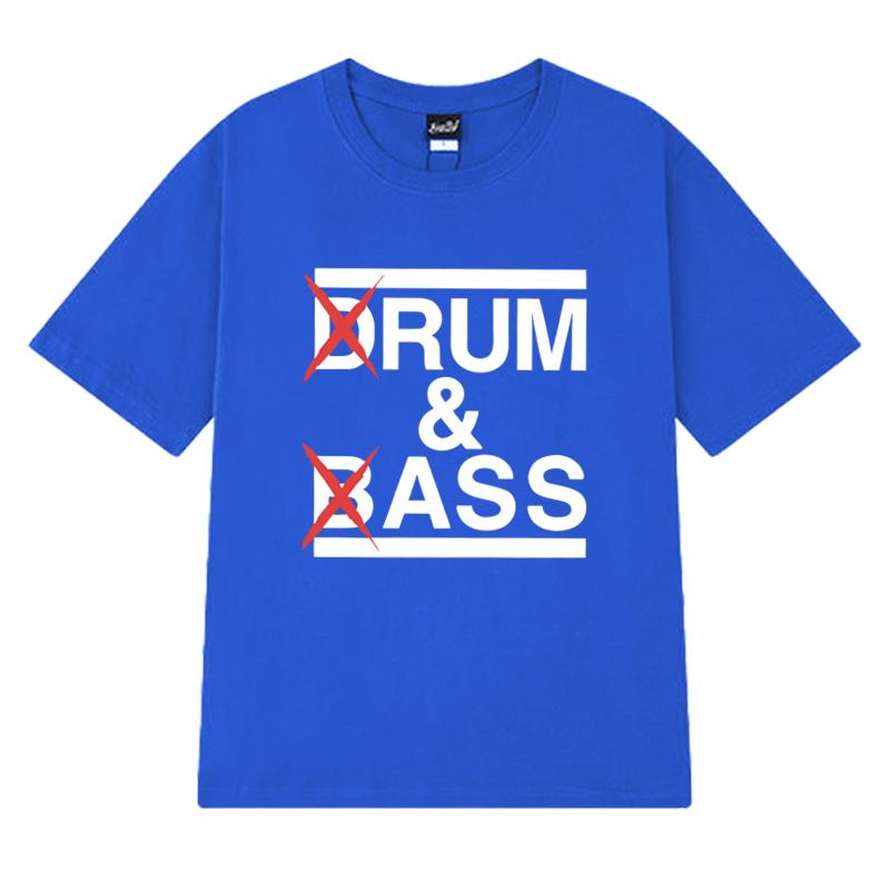 Hot Sale Funny Drum And Bass Print T Shirts Unisex Rum And Ass Lovers Jokes Short Sleeve T-shirt Men Women 100% Cotton Clothing