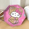 Kitty Leopard Print Umbrella: A Cute and Functional Companion for Outdoor Adventures, Perfect as a Gift 181