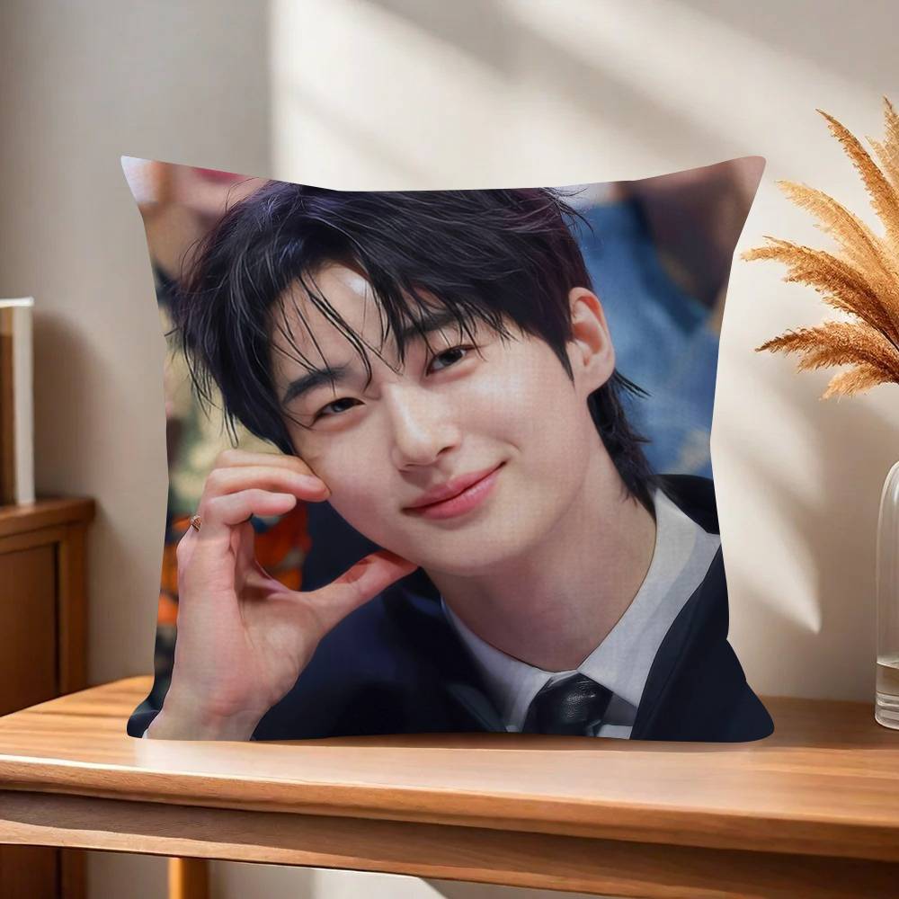 Korean Celebrity Byeon Wooseok   Pillowcase toon Gift Cushion Cover Bedroom Home Sofa Chair Seat Decor pillow case