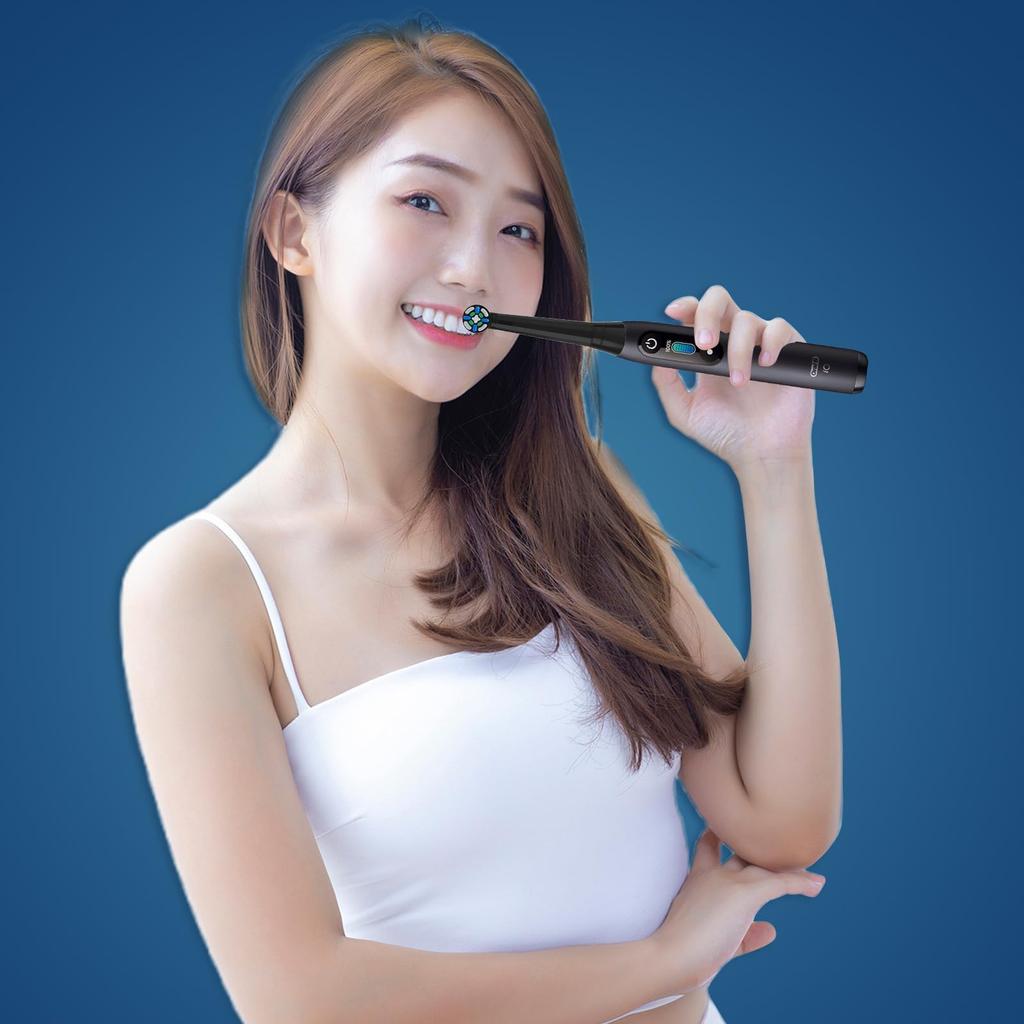 8 Replacement Brush Heads for Braun iO Compatible with iO and 10 Braun Electric Bristles Thoroughly Remove Oral-B Oral-B 2, 3, 4, 5, 6, 7, 8, 9,