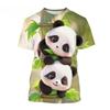 Children's Clothing 3D Print Cute and Funny Critters Short Sleeves Graphic T Shirts Boys Girls Crew Neck Tops Tee Kids Clothes
