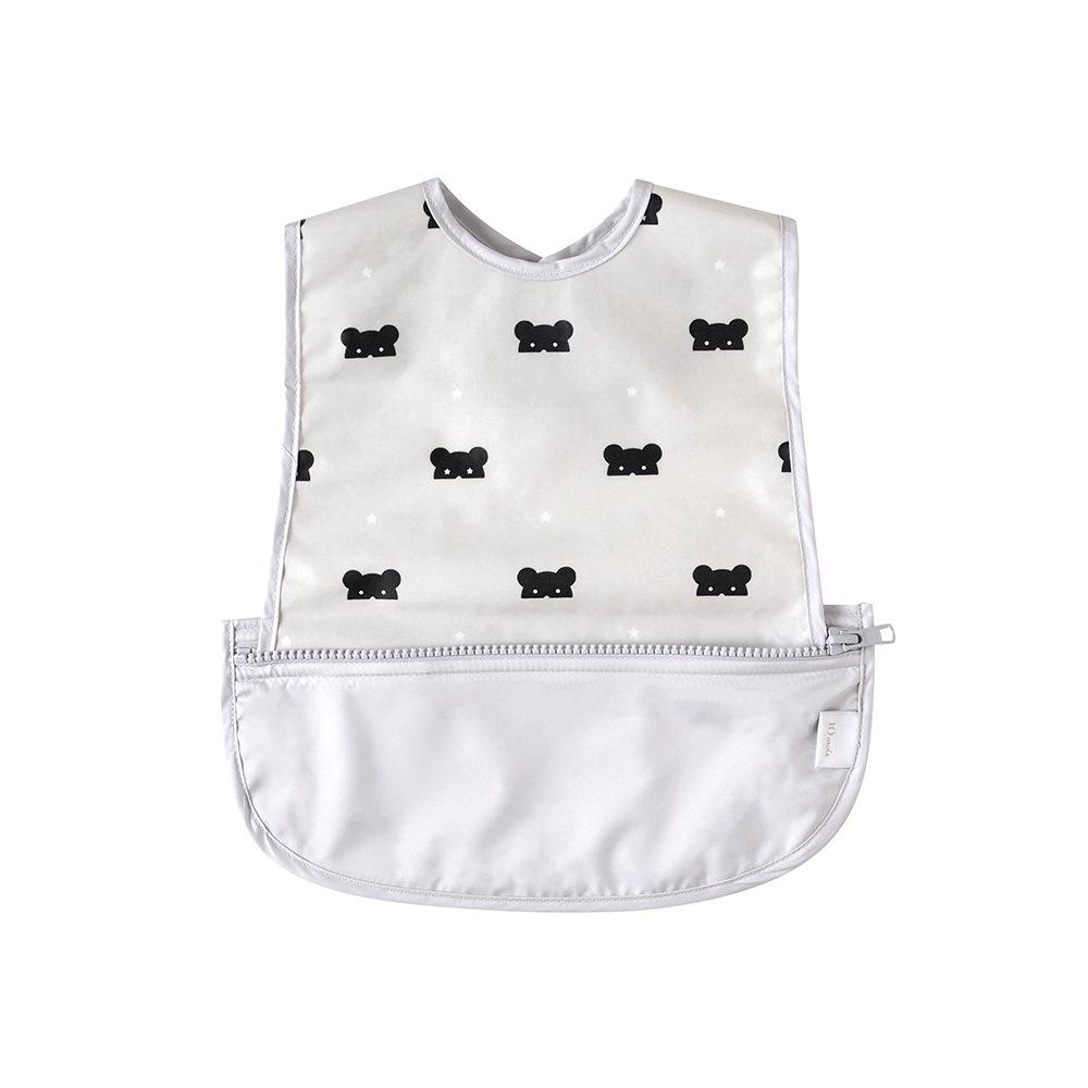 10mois Long Sleeved Meal Pouch with Bear Mask (Dimois) (18151012)