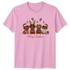 Merry Christmas Dachshund Dogs Christmas Holidays Unisexs TShirt Unisexs Tee