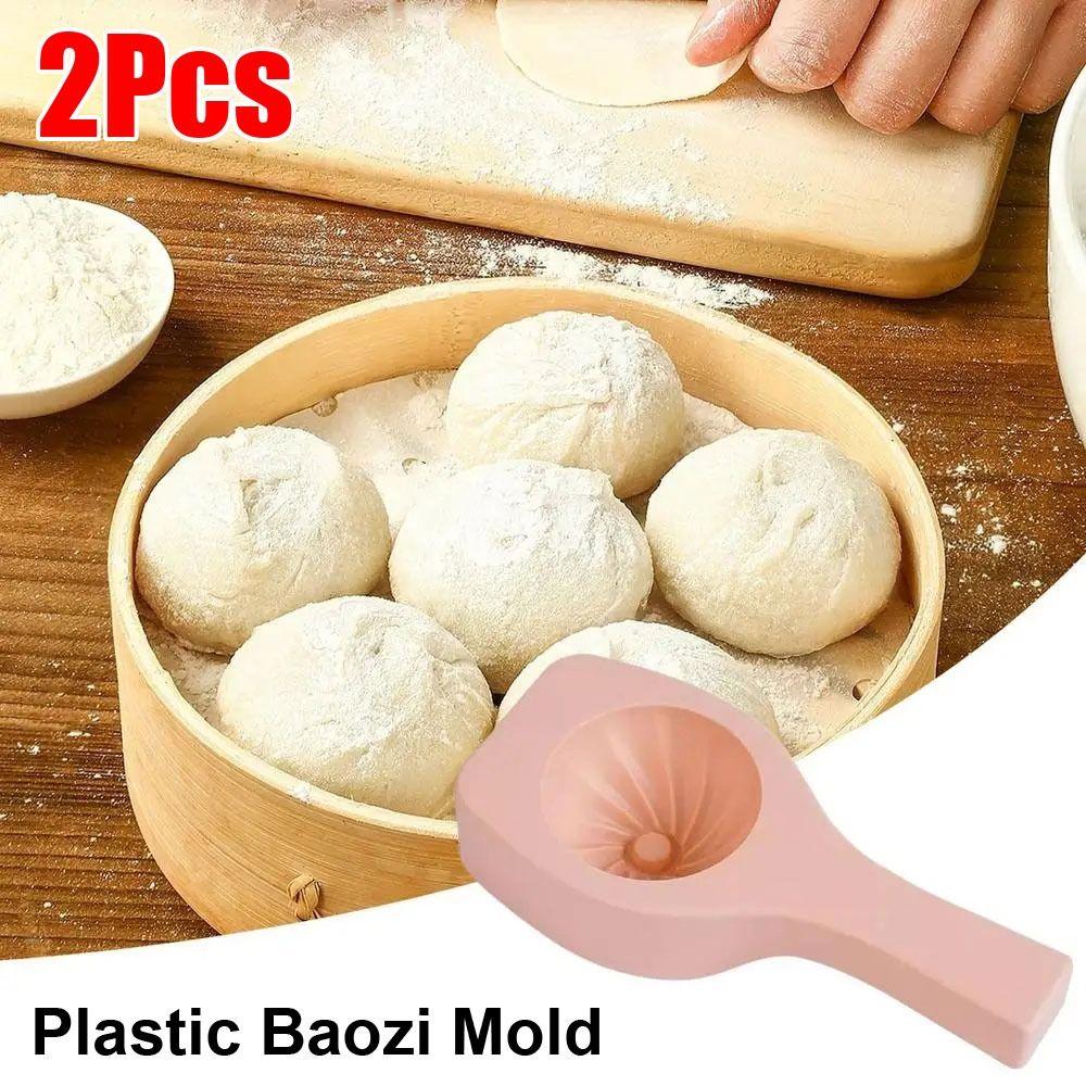 

2 шт. Багатофункціональна китайська форма для булочок Baozi, пластикова форма для булочок, пельменниця, булочка на пару, сніданок
