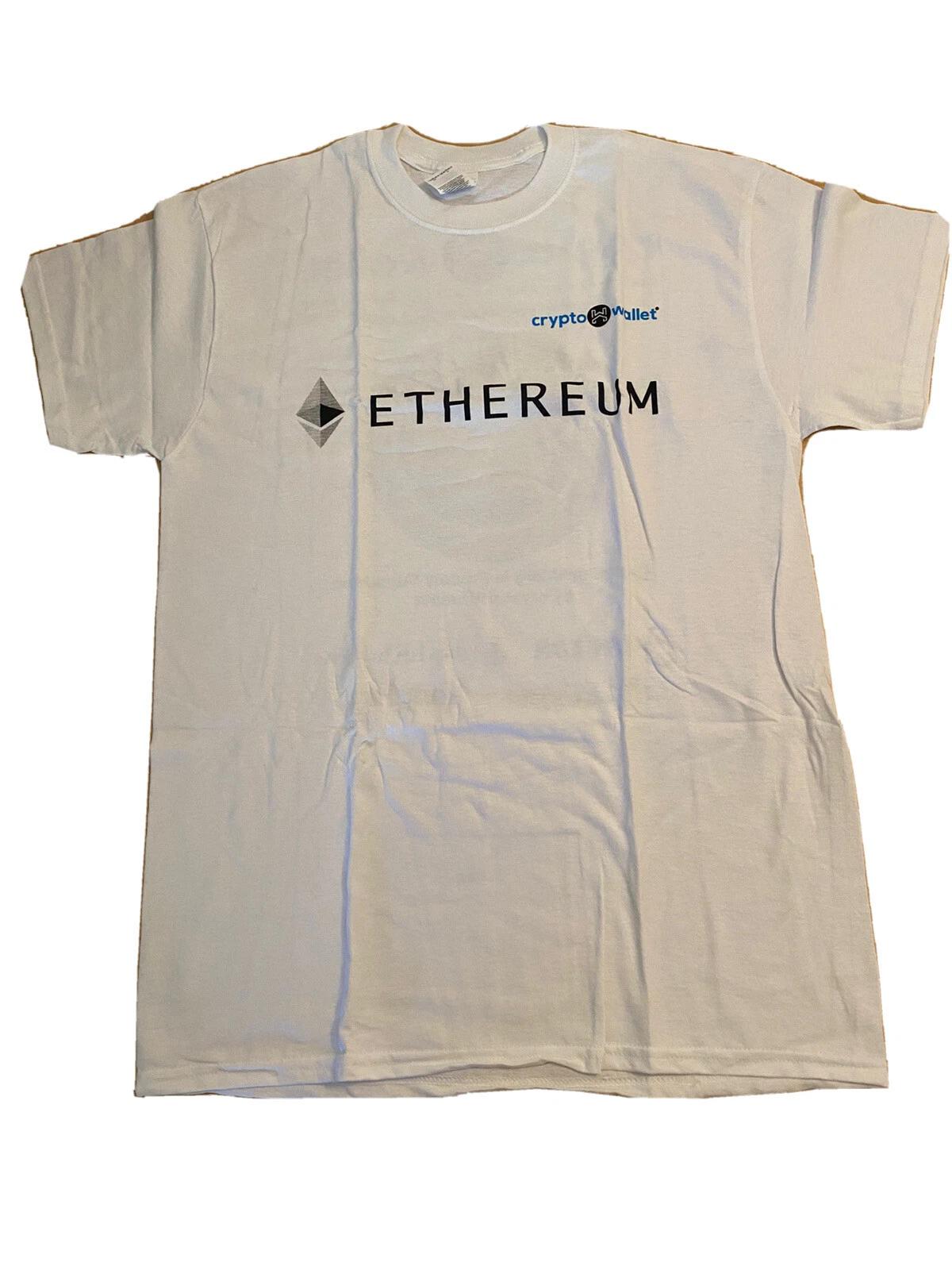 Ethereum NEW T-Shirt Crypto Waller Medium Coin Crypto for all L